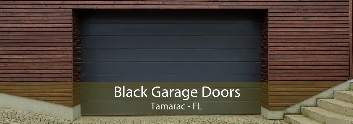 Black Garage Doors Tamarac - FL