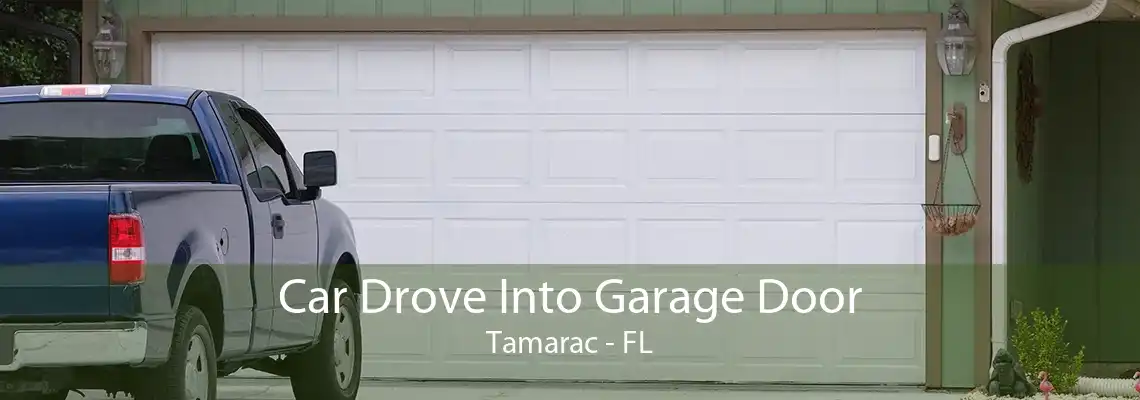 Car Drove Into Garage Door Tamarac - FL