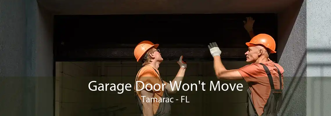 Garage Door Won't Move Tamarac - FL