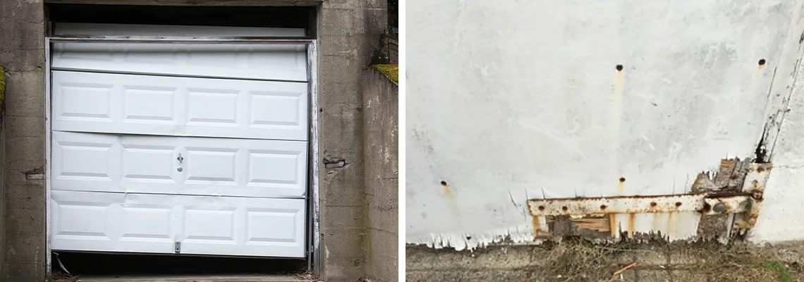 Rotten Commercial Garage Door Repair in Tamarac, FL